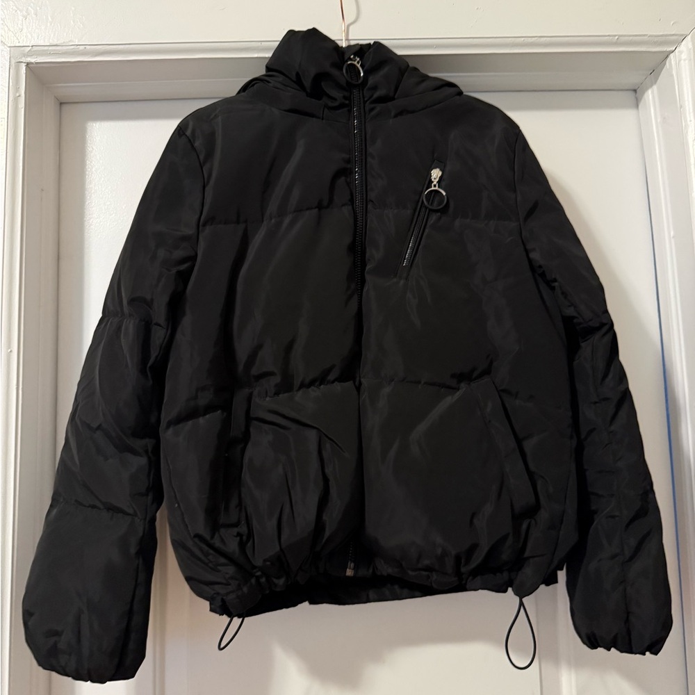 Karl Lagerfeld Black Quilted Jacket